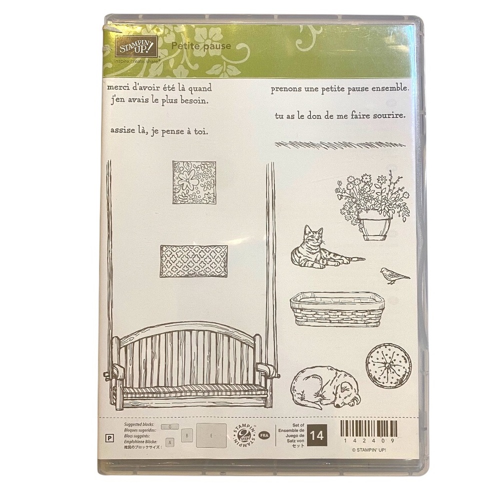 🍒 Stampin’Up! 🍒 “Petite pause” Stamp set.